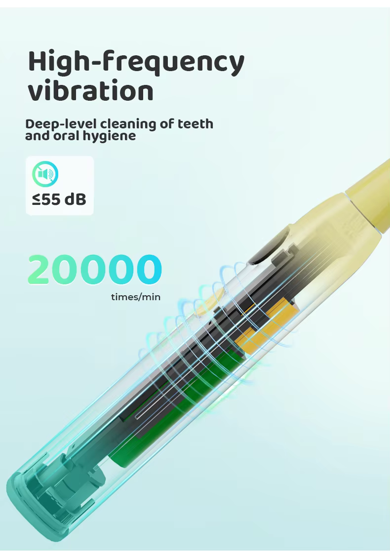 Customizable Kid's Electric Toothbrush 3 Modes Cute Animal Cartoon Replaceable Brush Heads factory