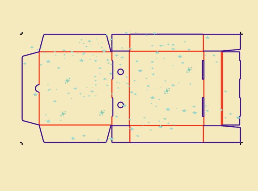 صندوق بيتزا - 200x200x47mm  