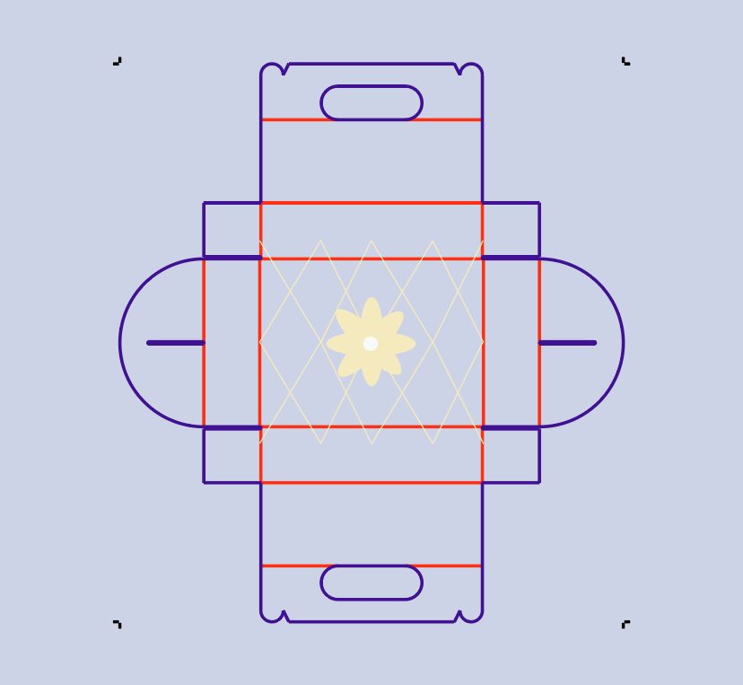 صندوق كعكة 2- 200x150x50مم  