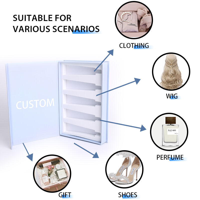 Экологичная магнитная подарочная коробка для ухода за кожей из переработанного картона с вставкой из пенополиэтилена, индивидуальная упаковка косметики, роскошная жесткая OEM-коробка, косметическая коробка