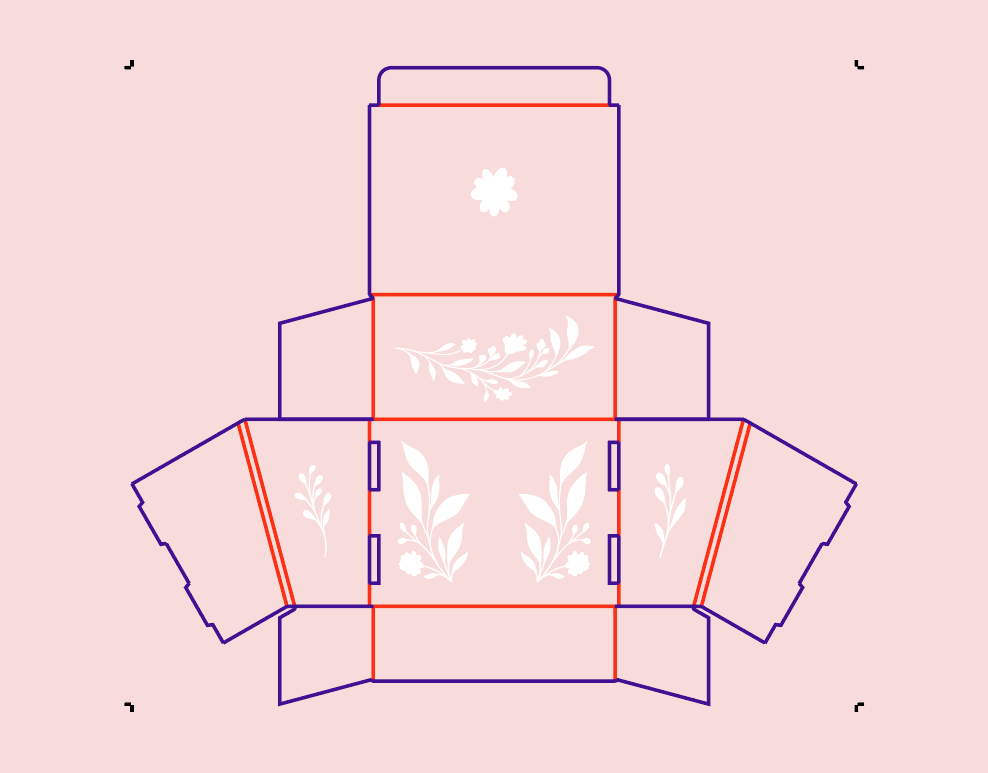 صندوق عرض - 200x150x100x60mm  