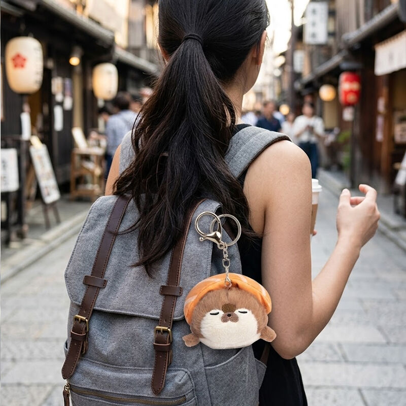 SUSHAN High Quality Soft Custom Kawaii Plush Doll Keychain Small Plush Toy Plush Keychain