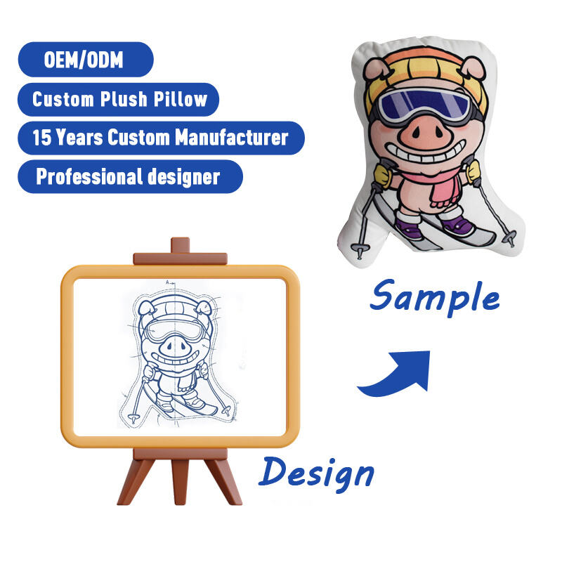 SUSHAN Factory Custom Plush Pillow Personalized Manufacturer Made Designer Soft Stuffed Peluche Doll