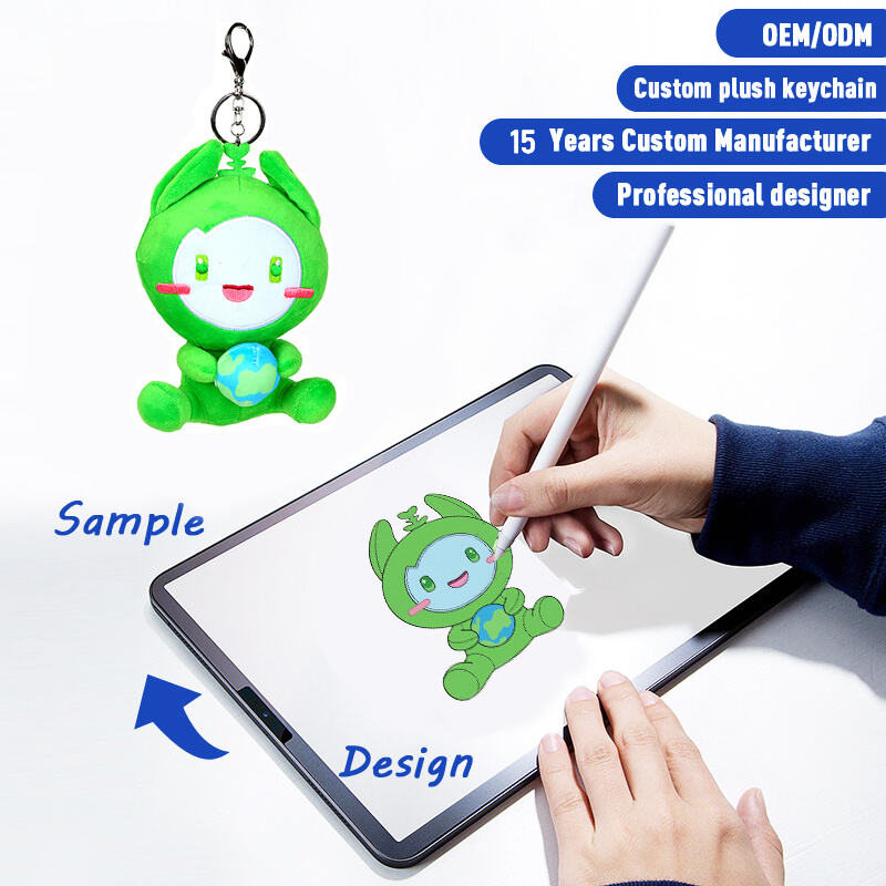 SUSHAN Manufacturer Customizes High-quality Cute Keychain Plush Toys Custom Plush KeyChain Toys