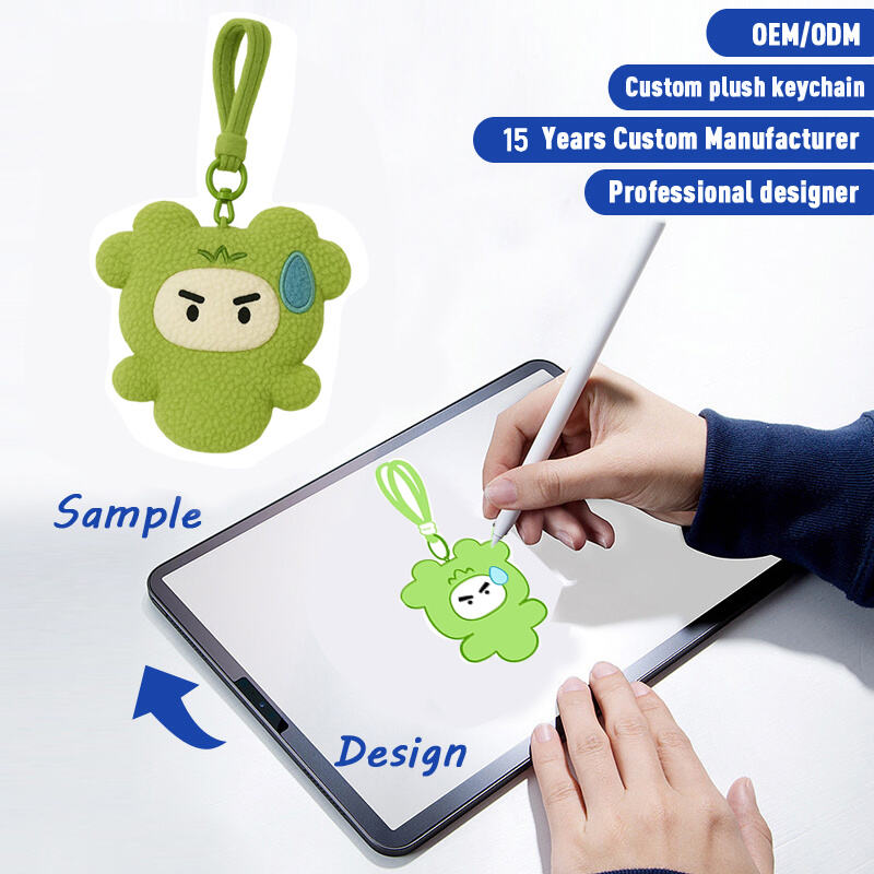 SUSHAN Manufacturer Customizes High-quality Cute Keychain Plush Toys Custom Plush KeyChain Toys