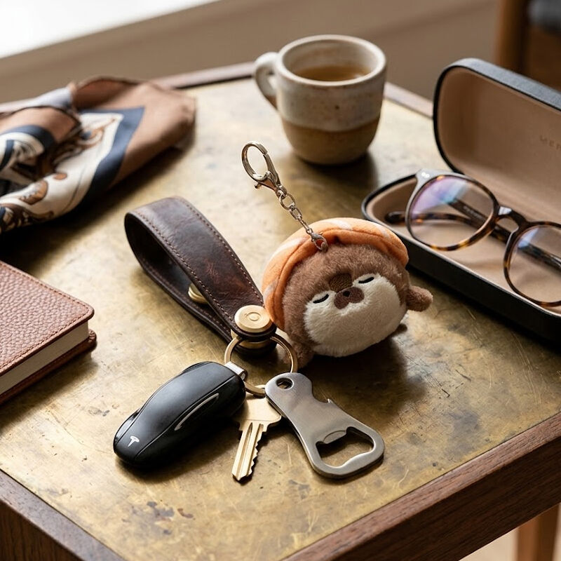 SUSHAN High Quality Soft Custom Kawaii Plush Doll Keychain Small Plush Toy Plush Keychain