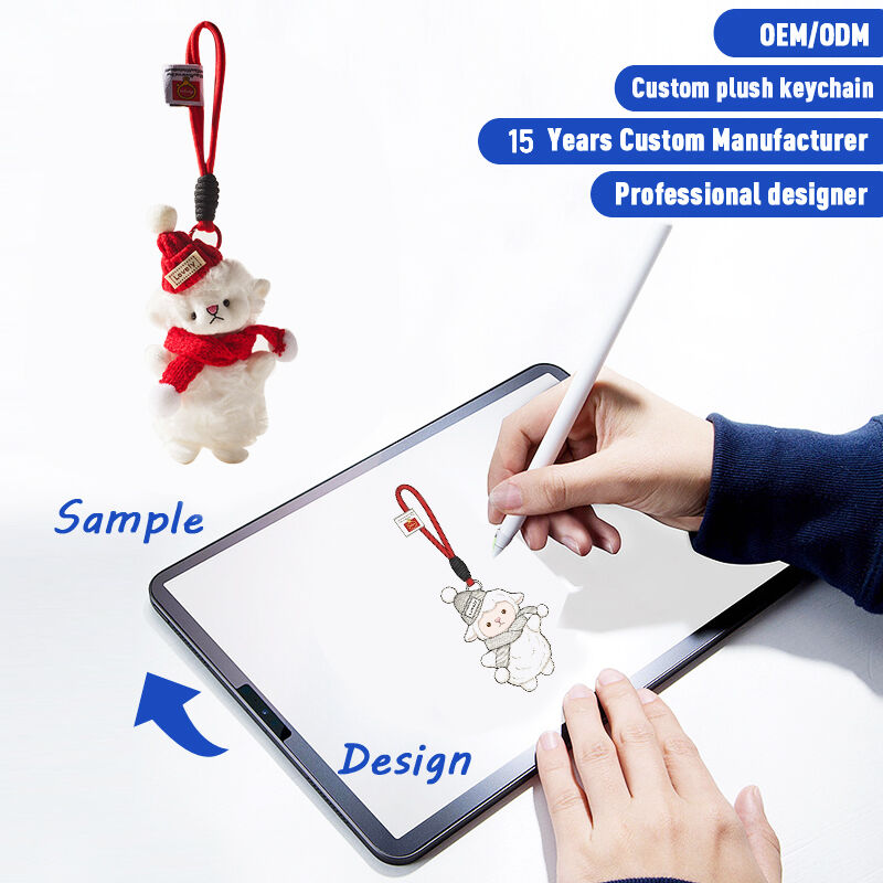 SUSHAN Personalized Plush Toy Soft Toy Manufacturer Plush Keychain Custom Keychain Plushie