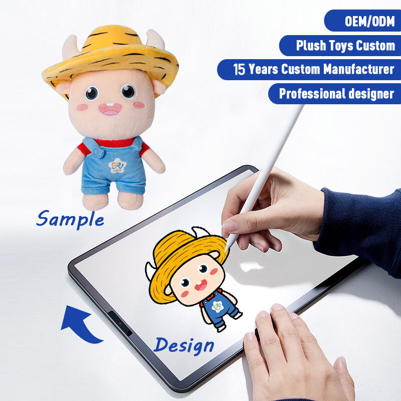 SUSHAN Custom Plush Toys Personalized Soft Stuffed Animals with Logo Embroidery OEM ODM Gift for Kids Couples Brand Promotion