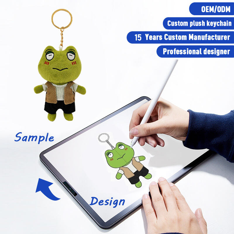 SUSHAN Manufacturer Customizes High-quality Cute Keychain Plush Toys Custom Plush KeyChain Toys