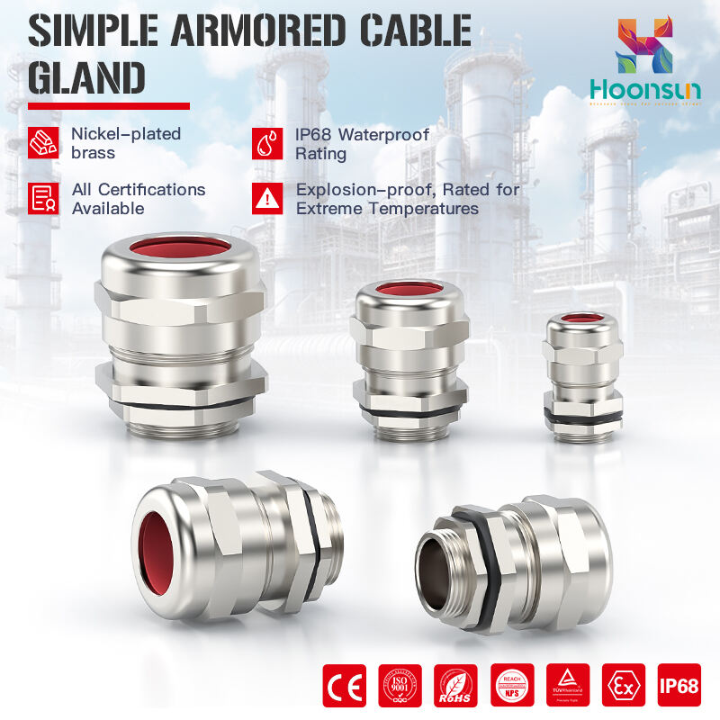 Simple Armored Cable Gland
