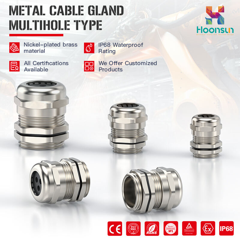 Metal Cable Gland - Multihole Type