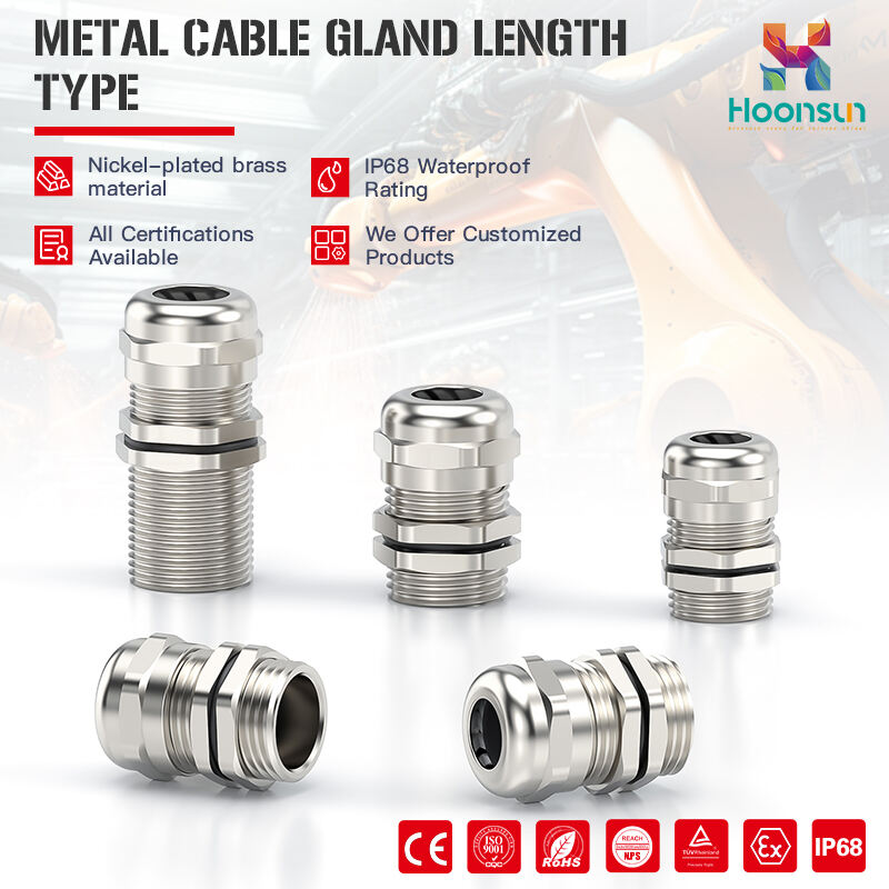 Metal Cable Gland - Length Type