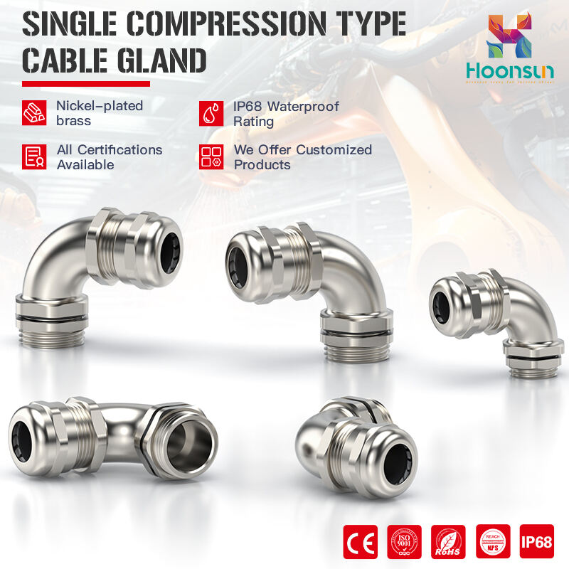 Right angle 90° Cable Gland