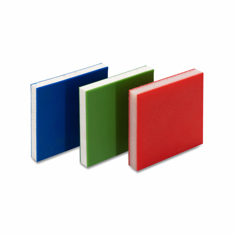 China Modern HDPE Sandwich Core Board And Multi Color HDPE Sheet And Playground Two-Tone Sheets Double Color HDPE Plastic Sheet