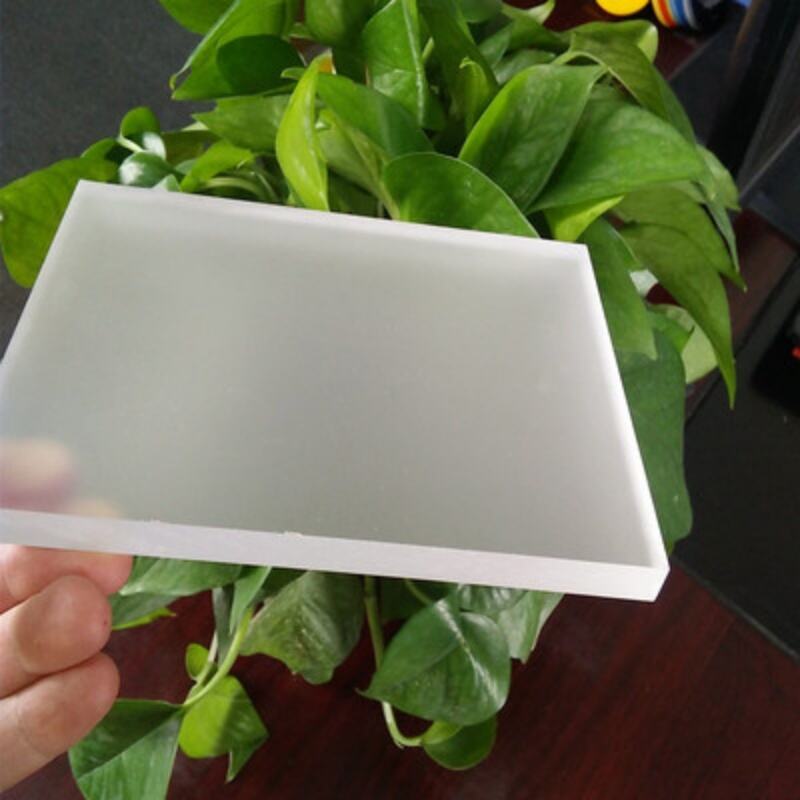 Custom size Clear Frosted Acrylic Sheet Matt Acrylic Sheet For Decoration
