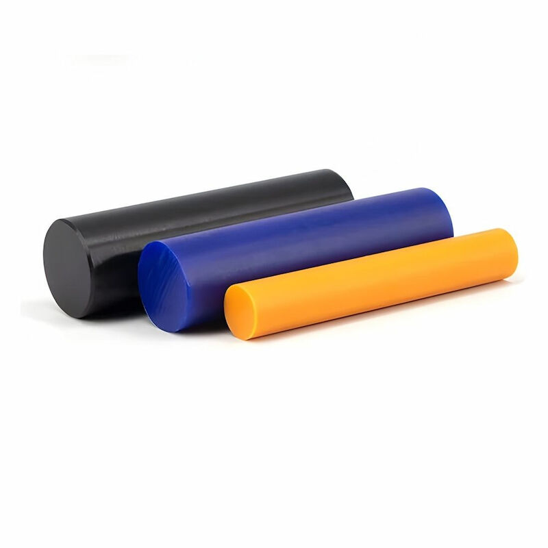 Customized Natural Plastic UHMWPE Solid Round Bar/HDPE Solid Bar /Polyethylene Rod