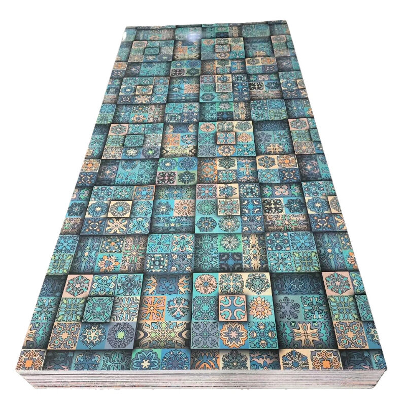 High Glossy and Durable PVC UV Marble Sheet for Wall Panel