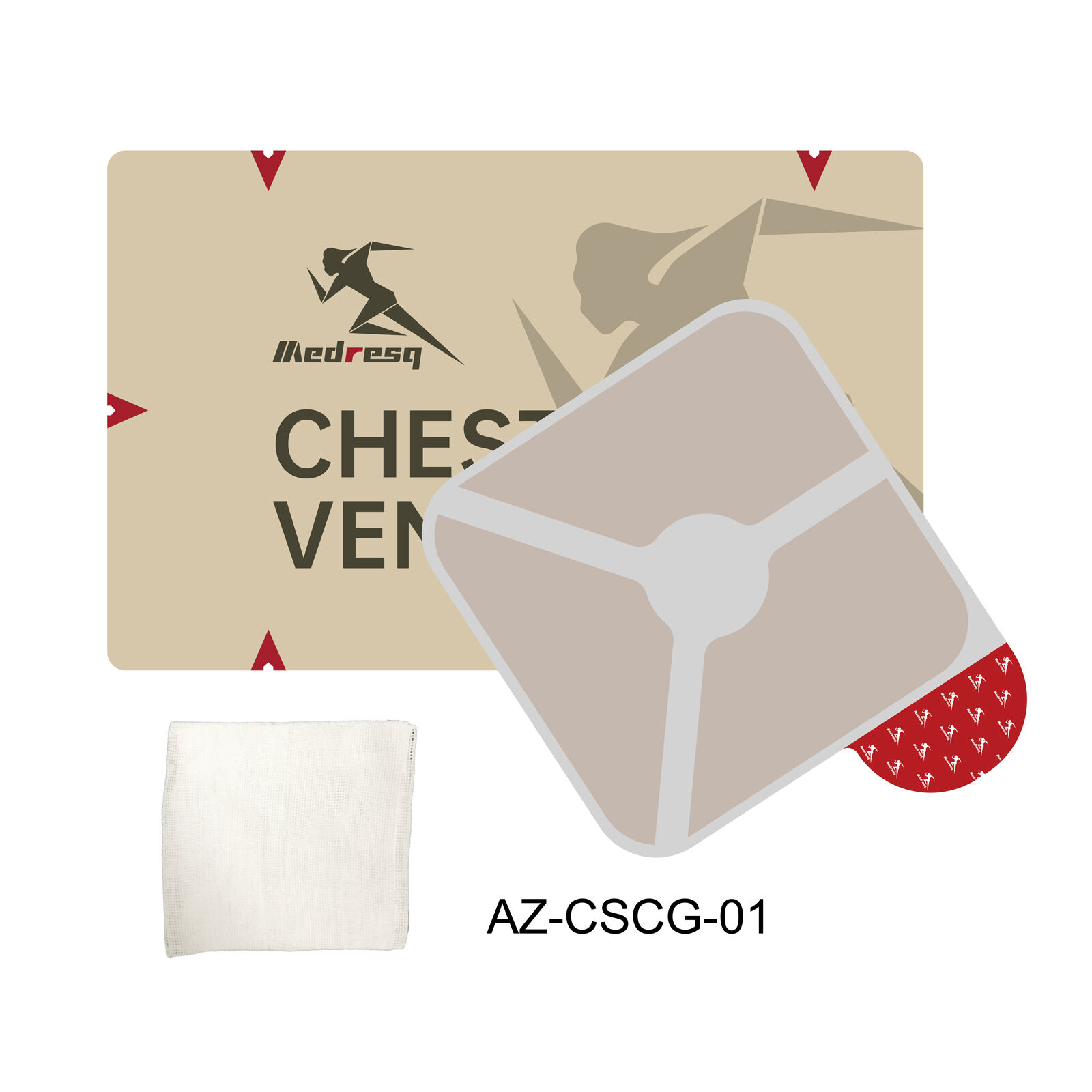 Chest seal kit AZ-CSCG-01