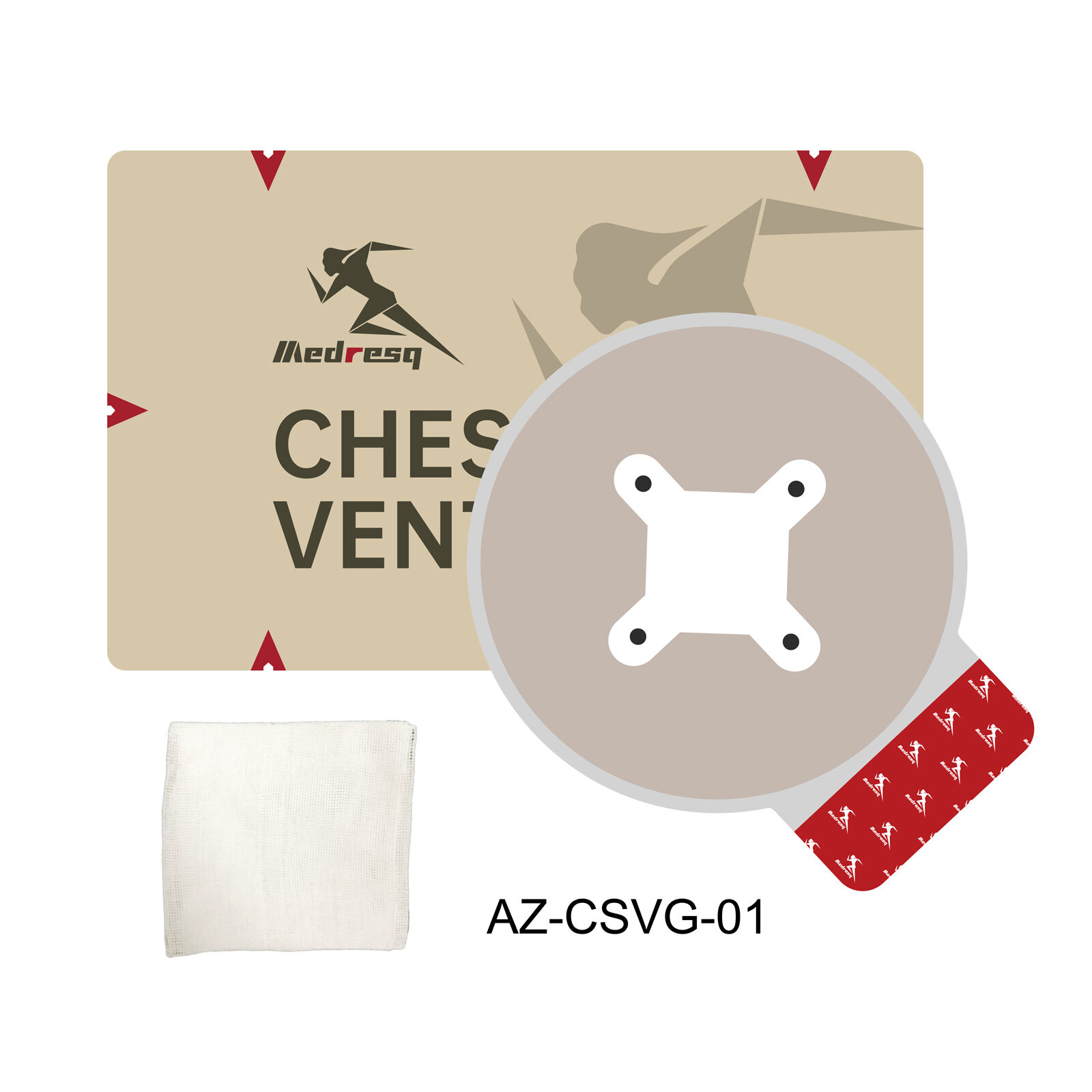 Chest seal kit AZ-CSVG-01