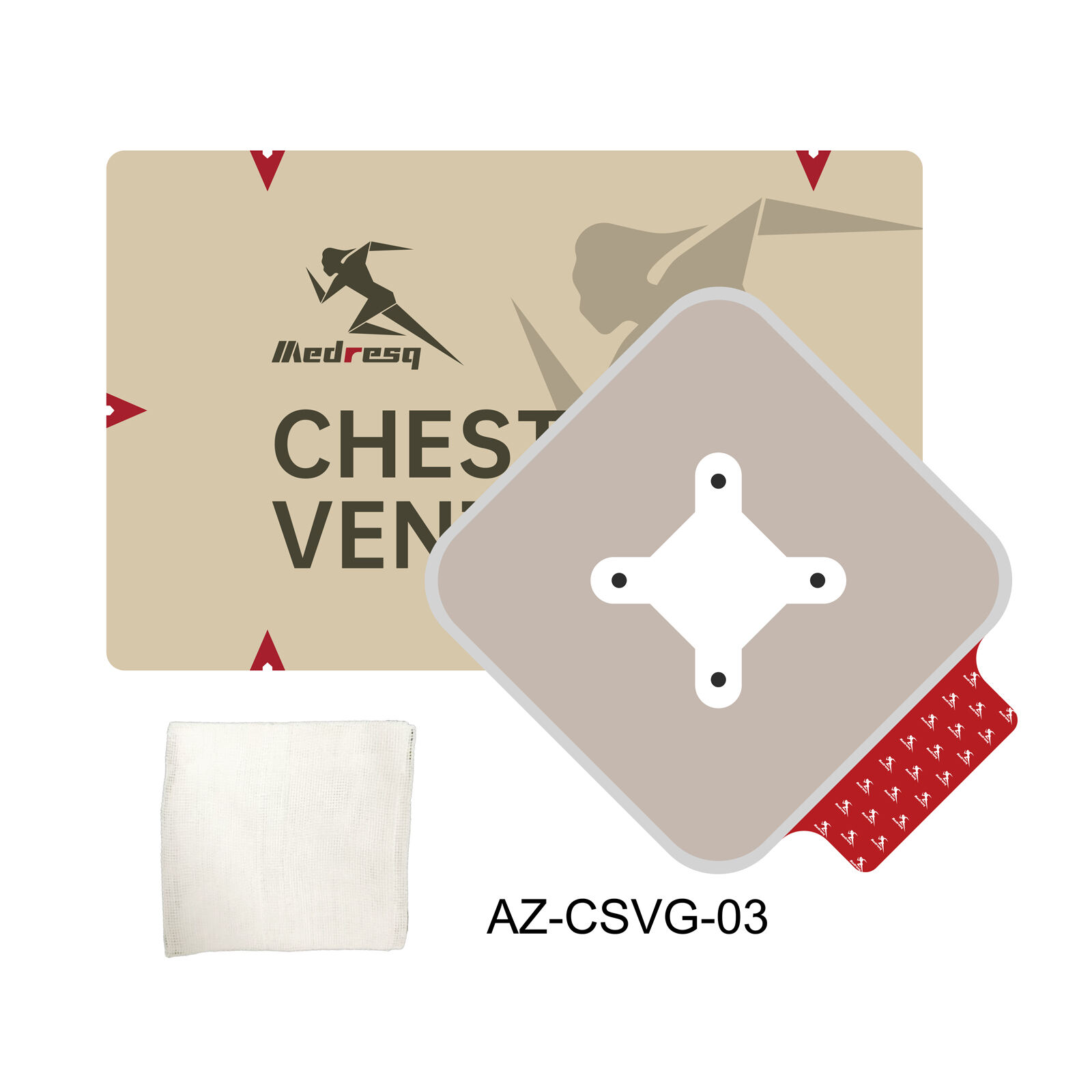 Chest seal kit AZ-CSVG-03