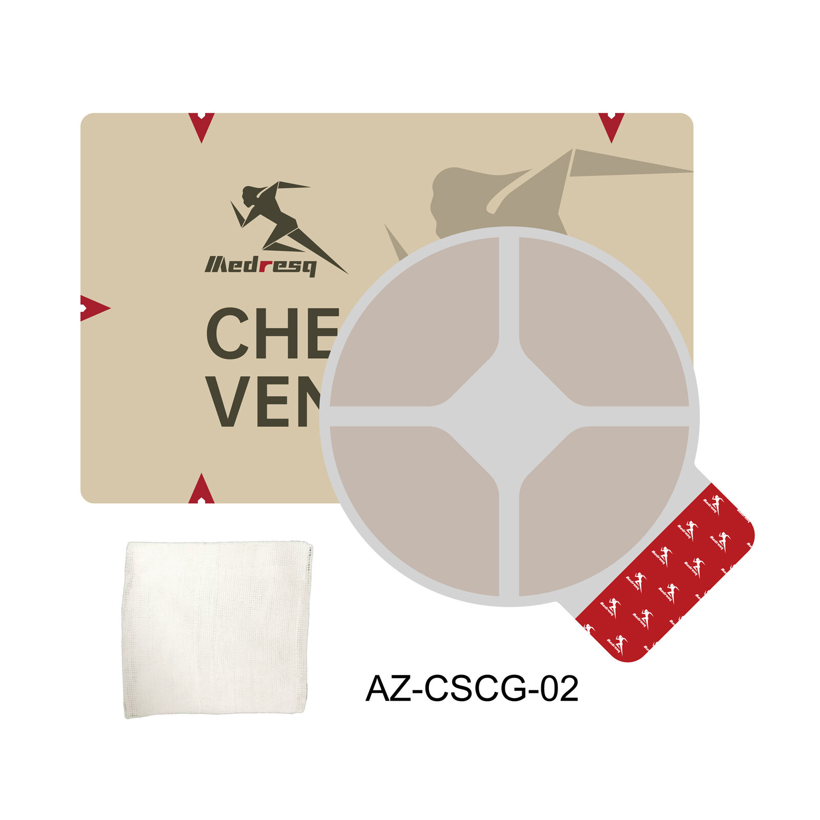 Chest seal kit AZ-CSCG-03