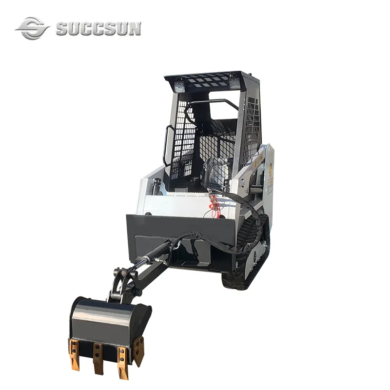 Powerful Hydraulic Log Splitter Attachment for Skid Steers & Loaders | Quick-Connect Firewood Processor