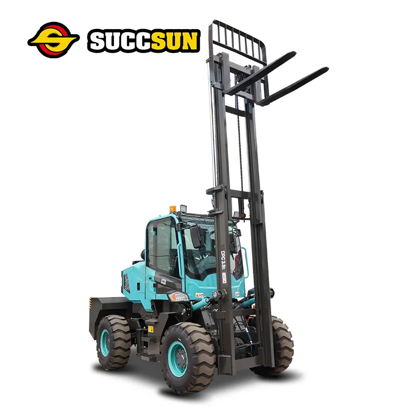 mga Forklift na 4 na Gulong para sa Pagbebenta | Mga Mabibigat na All-Terrain na Modelo ng Forklift