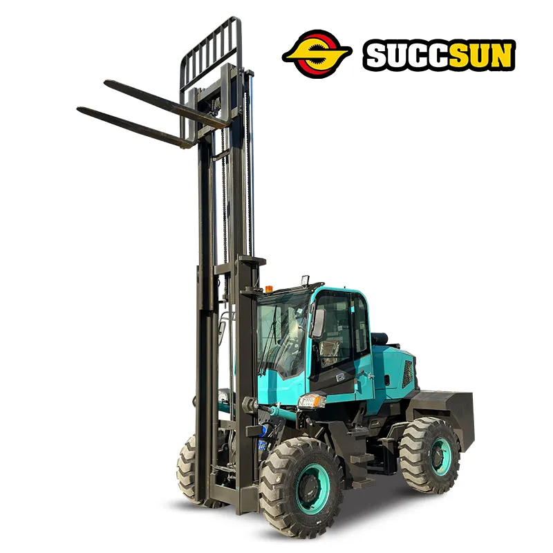Makapal na 4WD Forklift para sa Pagbebenta | Tumagumpay sa Hindi Pantay na Lupa at Mabibigat na Karga