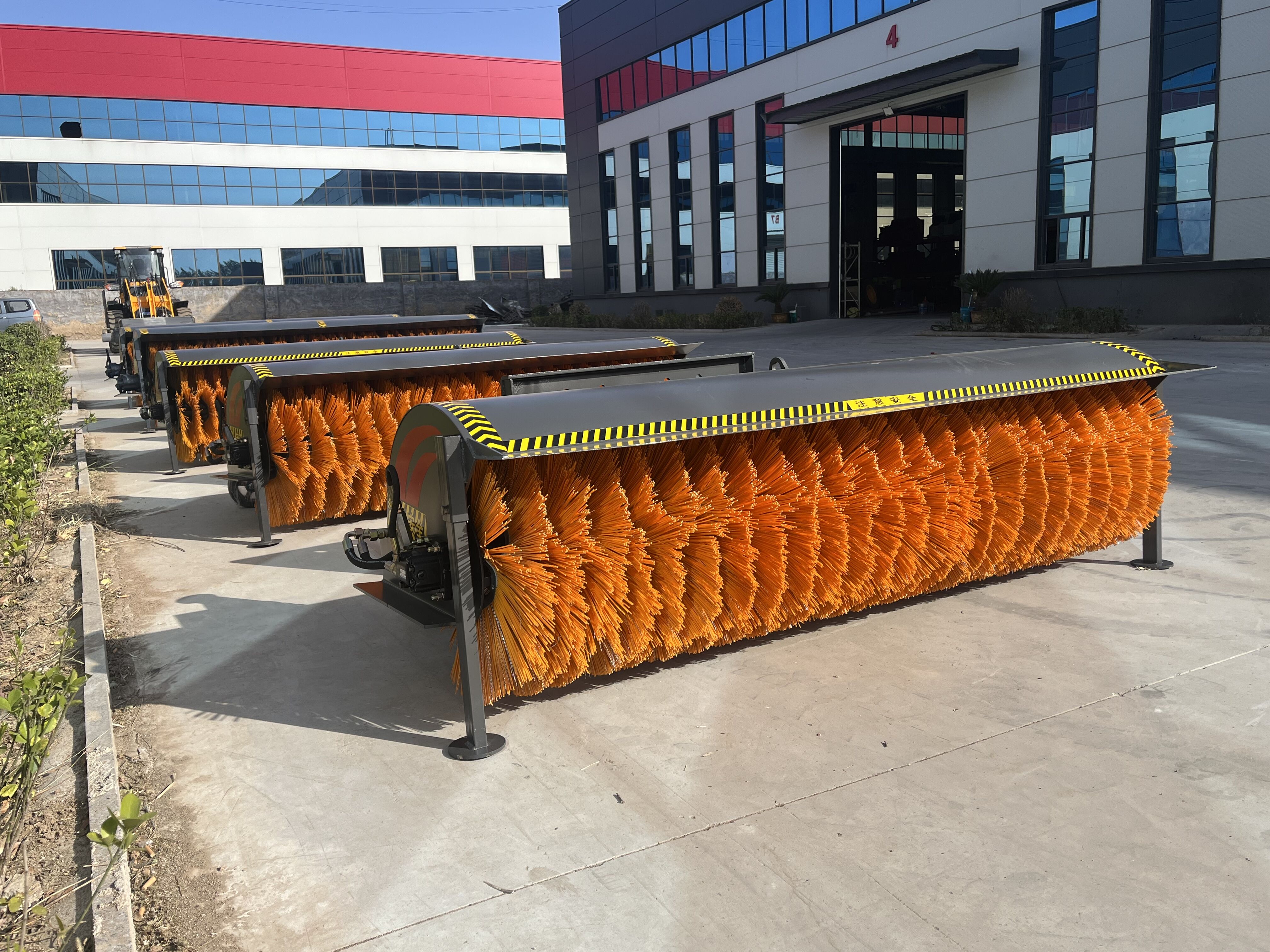 Snow sweeper, function