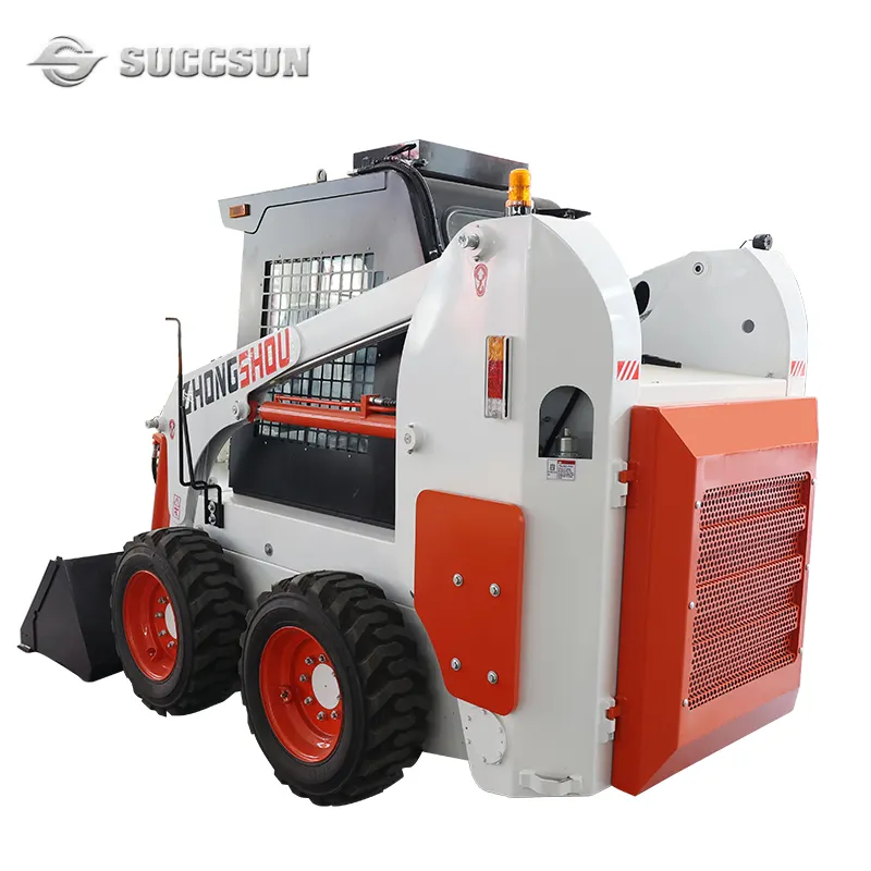 Skid Steer Cement Mixer Attachment | Hydraulic Concrete Mixer for Skid Loaders | 0.5-1.5 yd³ Capacity