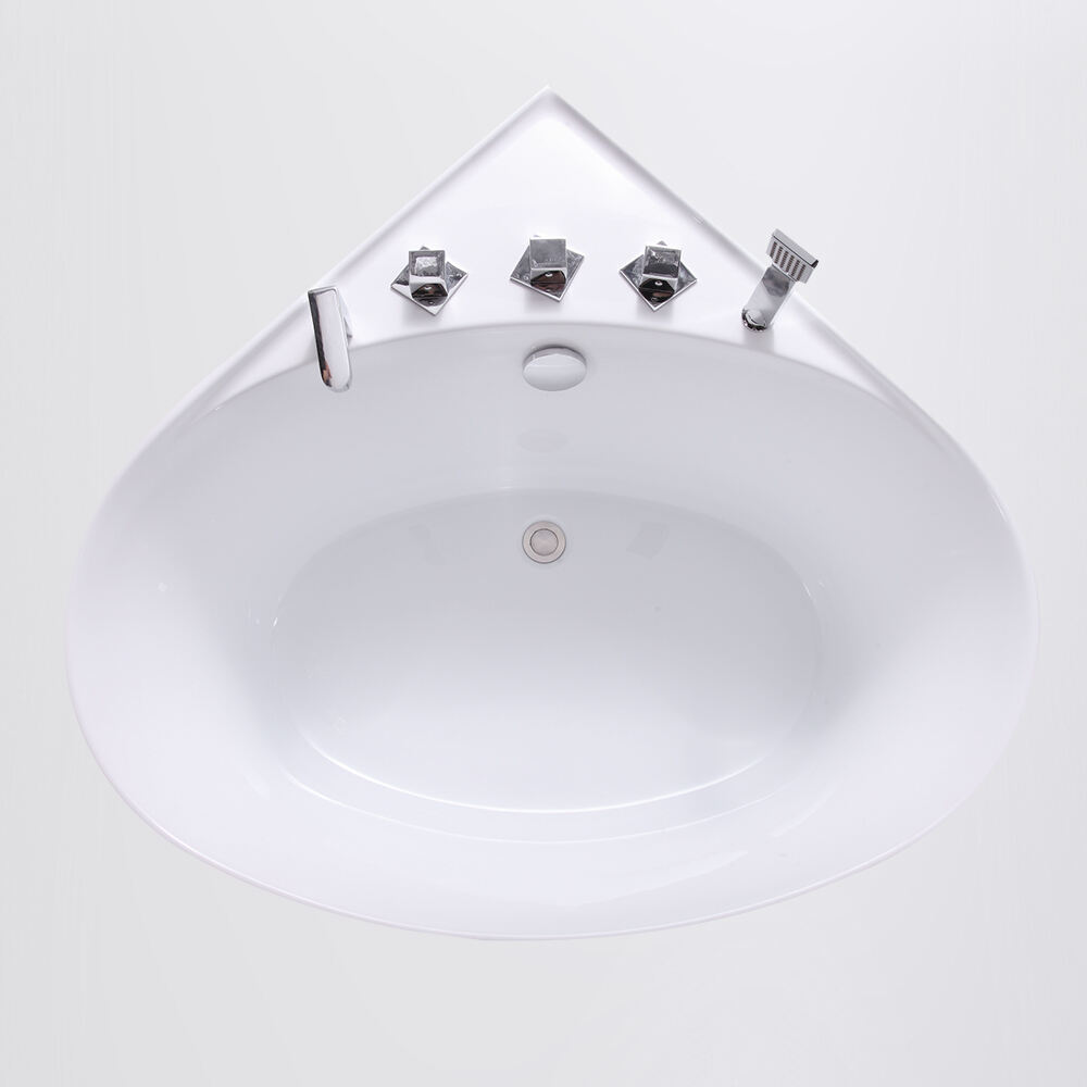 Small Corner Bathtub 1m Bathing Tub Freestanding Shower  Bath Tube Bath Tub