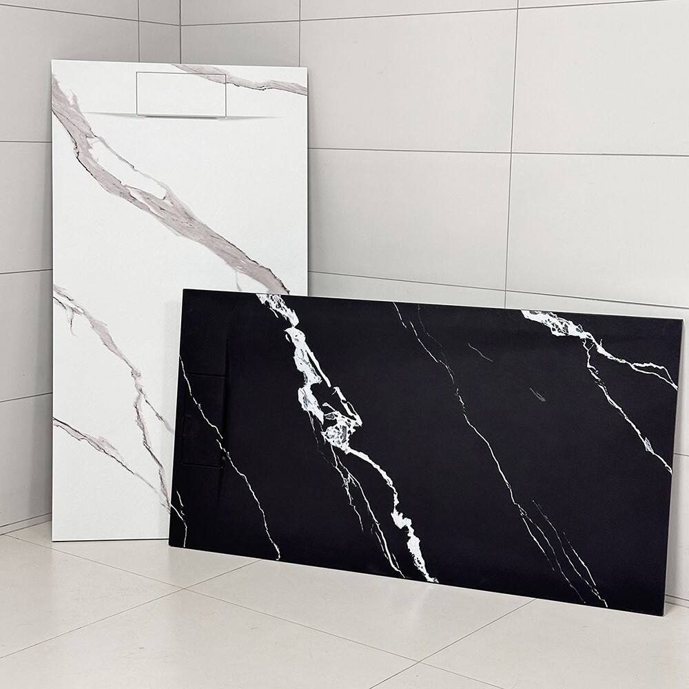 SMC  Shower Tray Marble Design Resin Material Cupc Certified for Hotel  Use