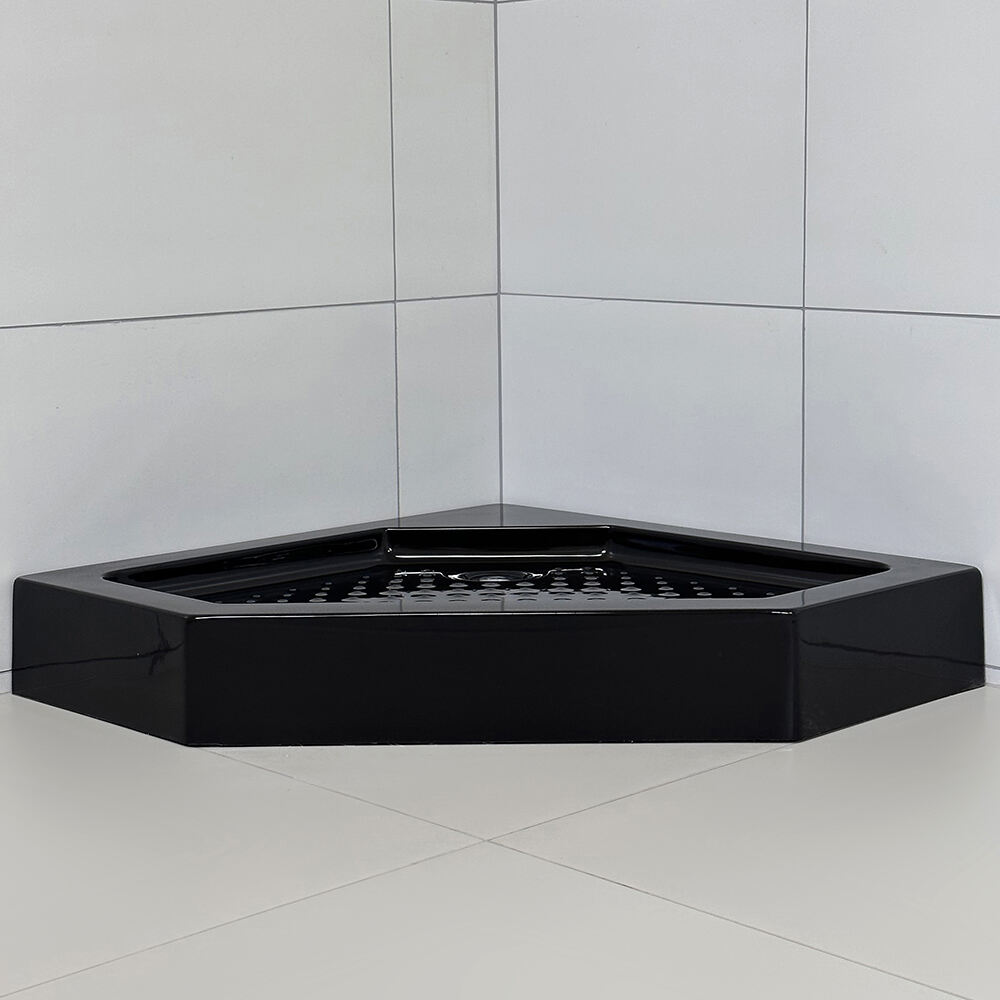 Black Hotel Bathroom Shower Tray for Shower Base Tray Use