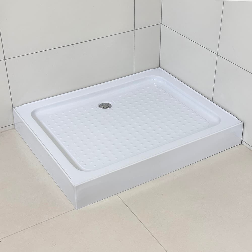 Premium Modern White Acrylic Shower Tray Premium Shower Base Tray for Hotel Bathroom 