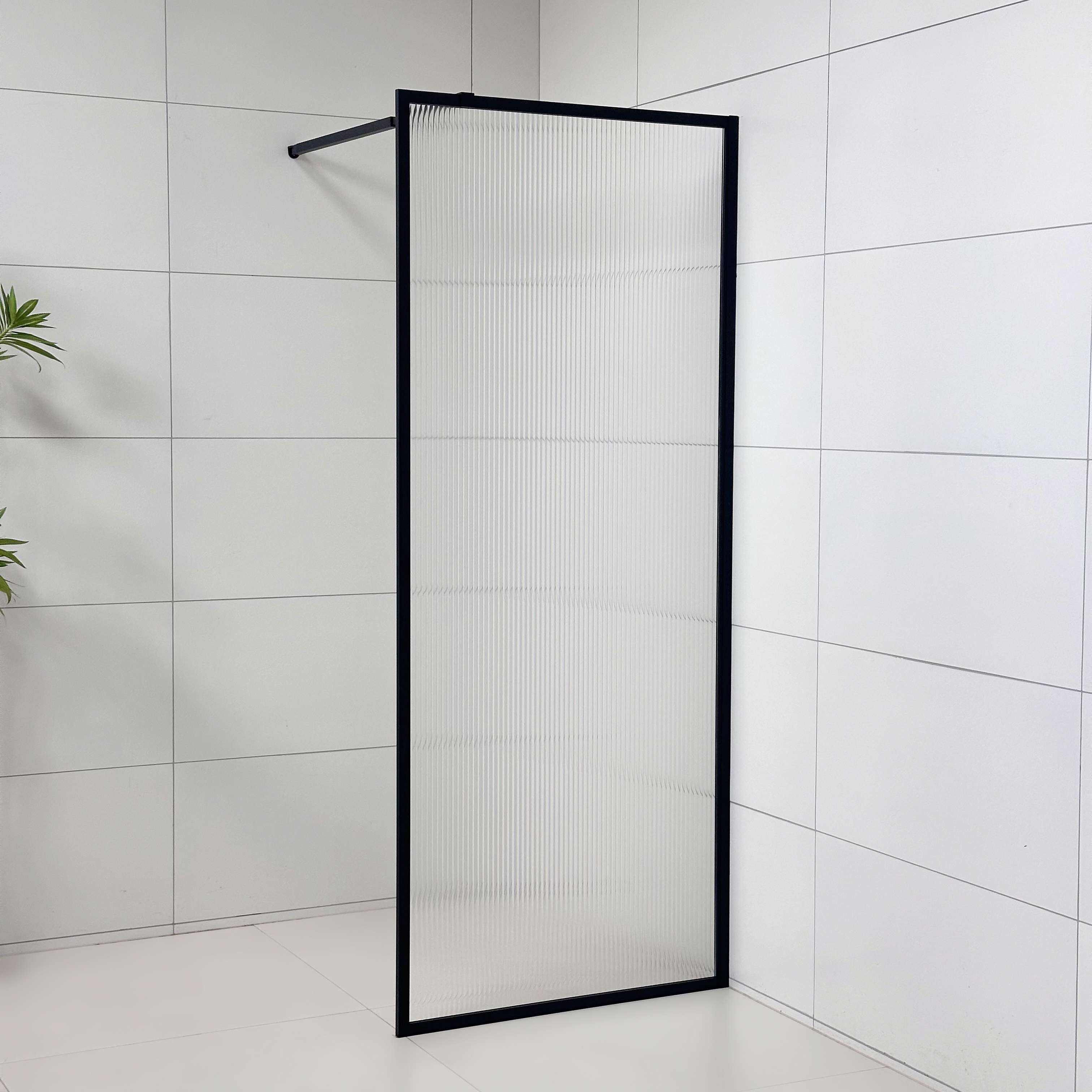 Walk In Bathroom Shower Glass Door Black Shower Screen