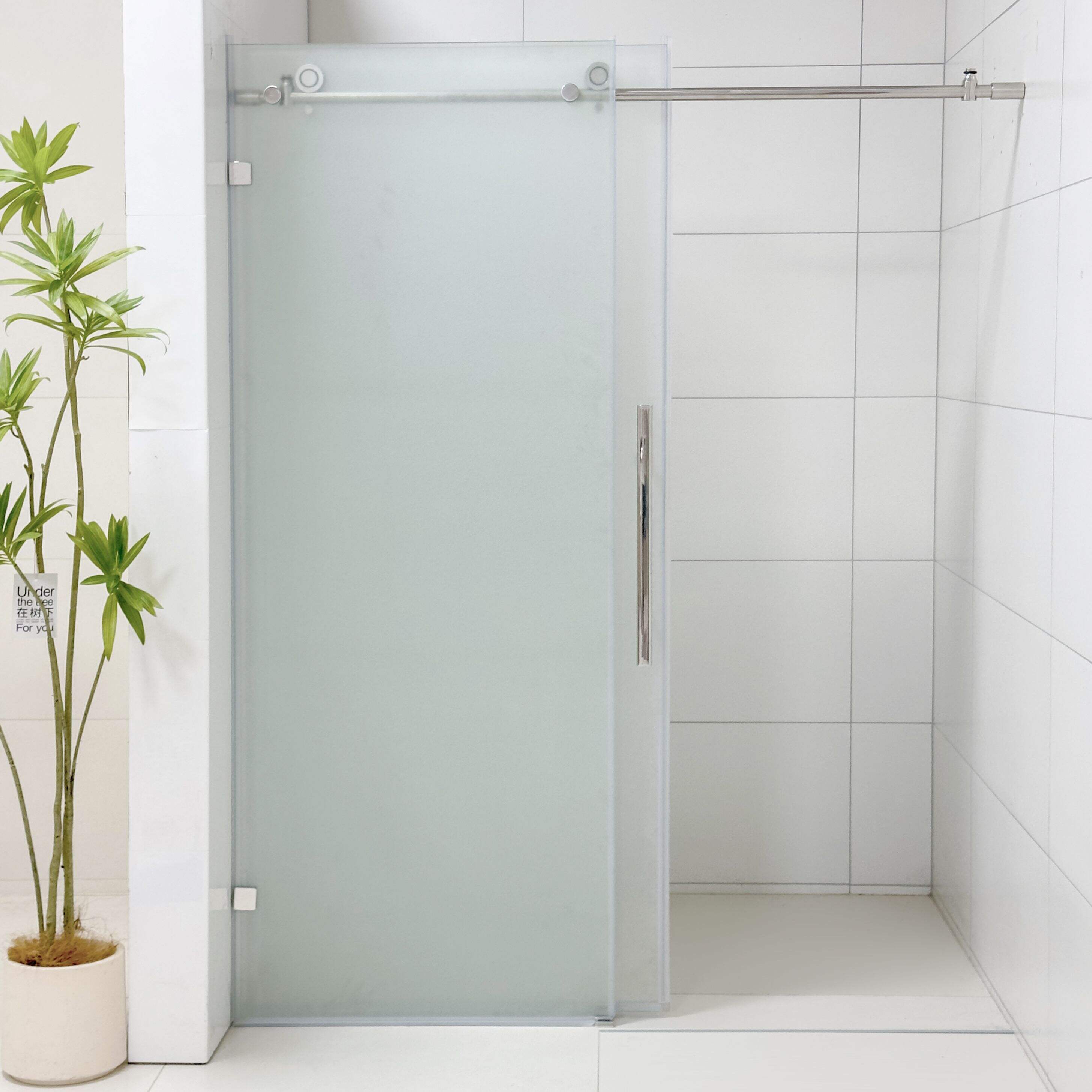 Wall in sliding Bath Showers Stall shower room Shower door  Glass enclosure screen