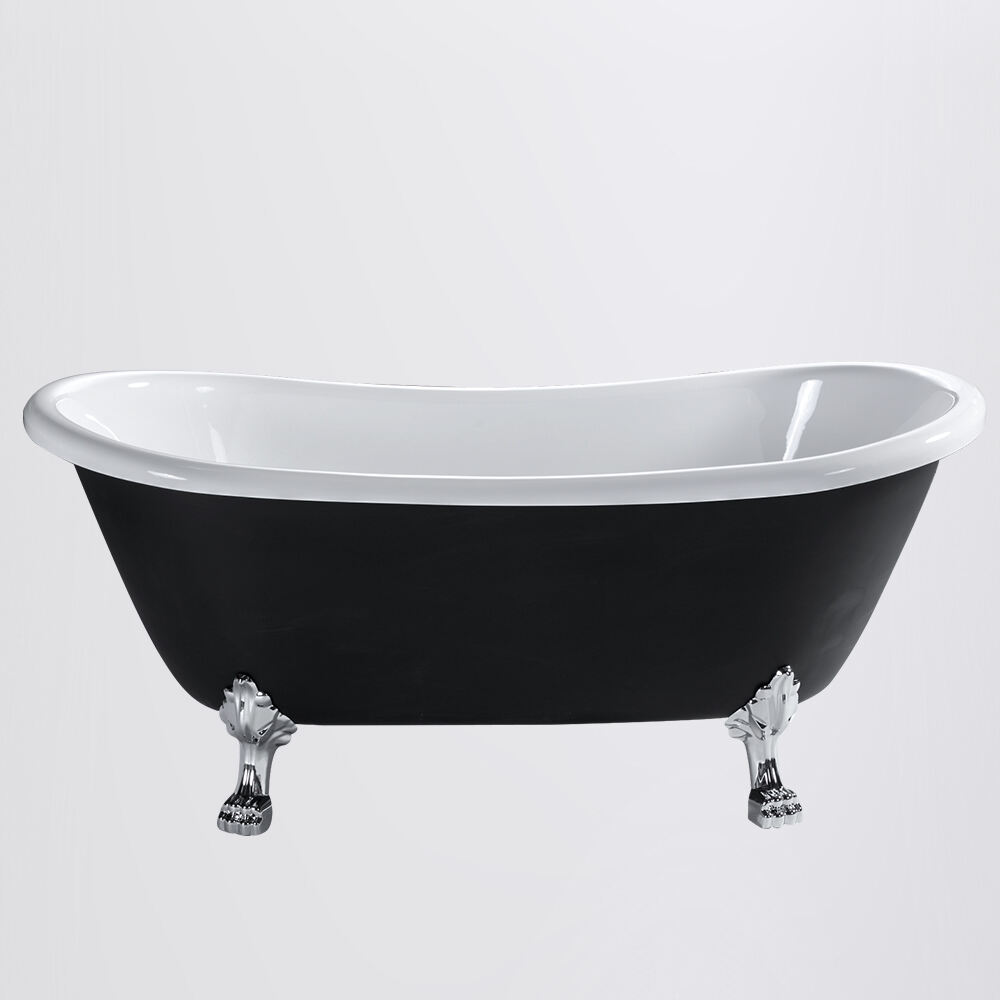 Customized europe bathtubs black  acrylic bathtub  bathtub for bathroom With feet