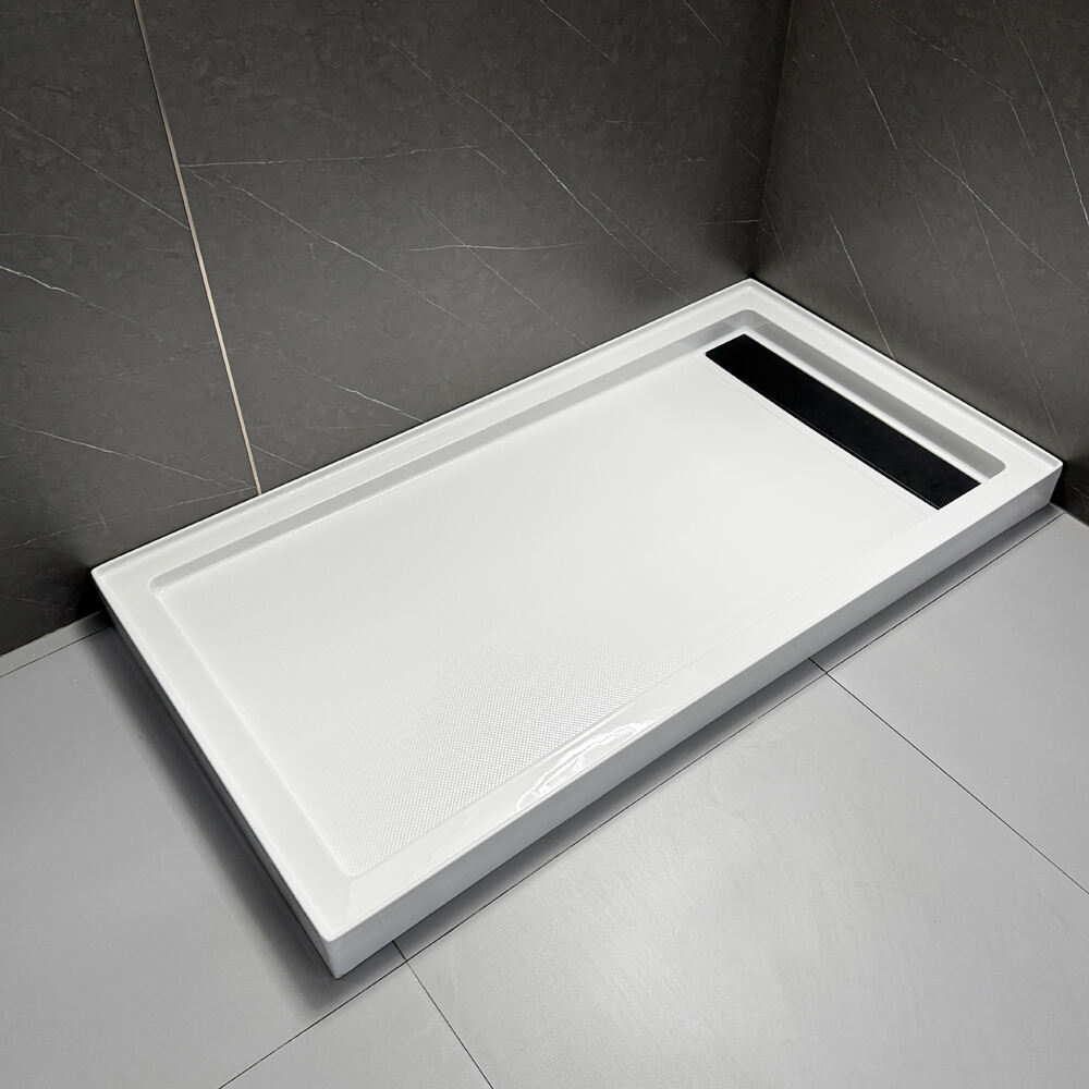HOKO High Quality Rectangle White ABS Shower Tray Modern Design Style Shape Hot Selling for Bathroom