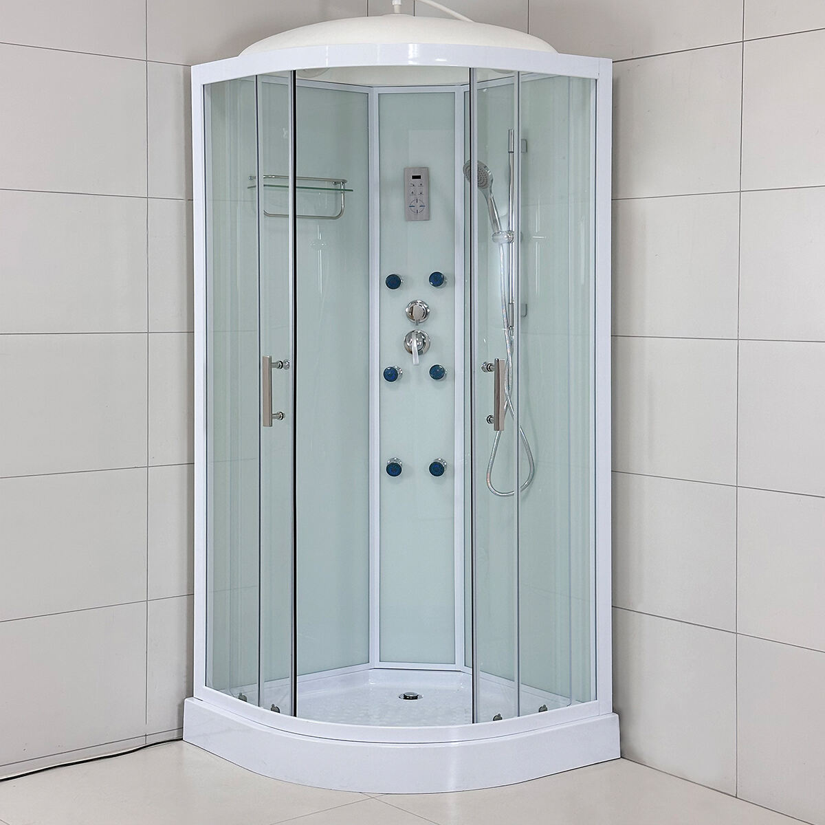 Sliding Tempered Glass Door 6mm Thick Shower Room for Bathroom