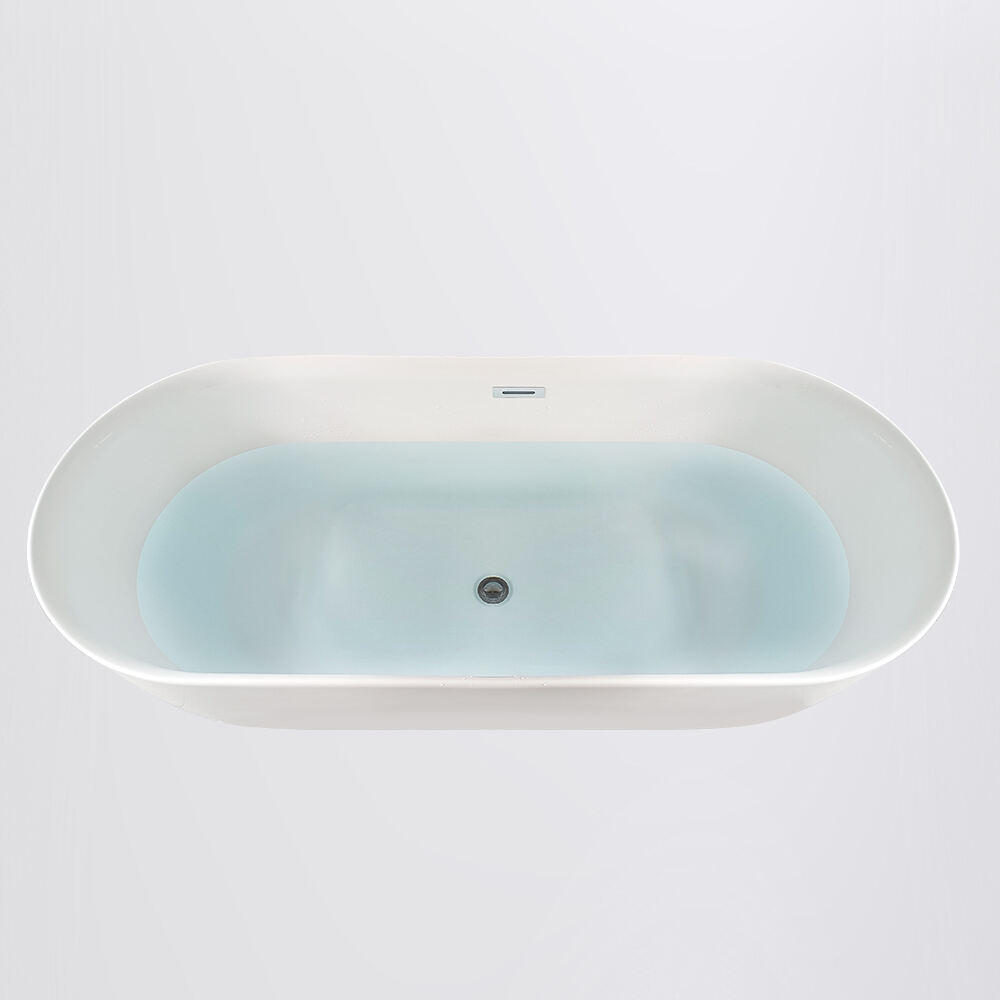 Oval  Bathtub for adult Freestanding Acrylic Bathtub Suitable for European Hotel