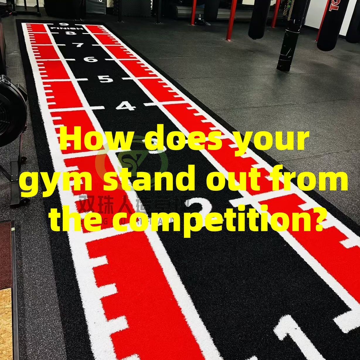 🏋️‍♂️ The Secret to Gym Success: Custom-Designed Stylish Turf, Members Can't Stop Checking In!