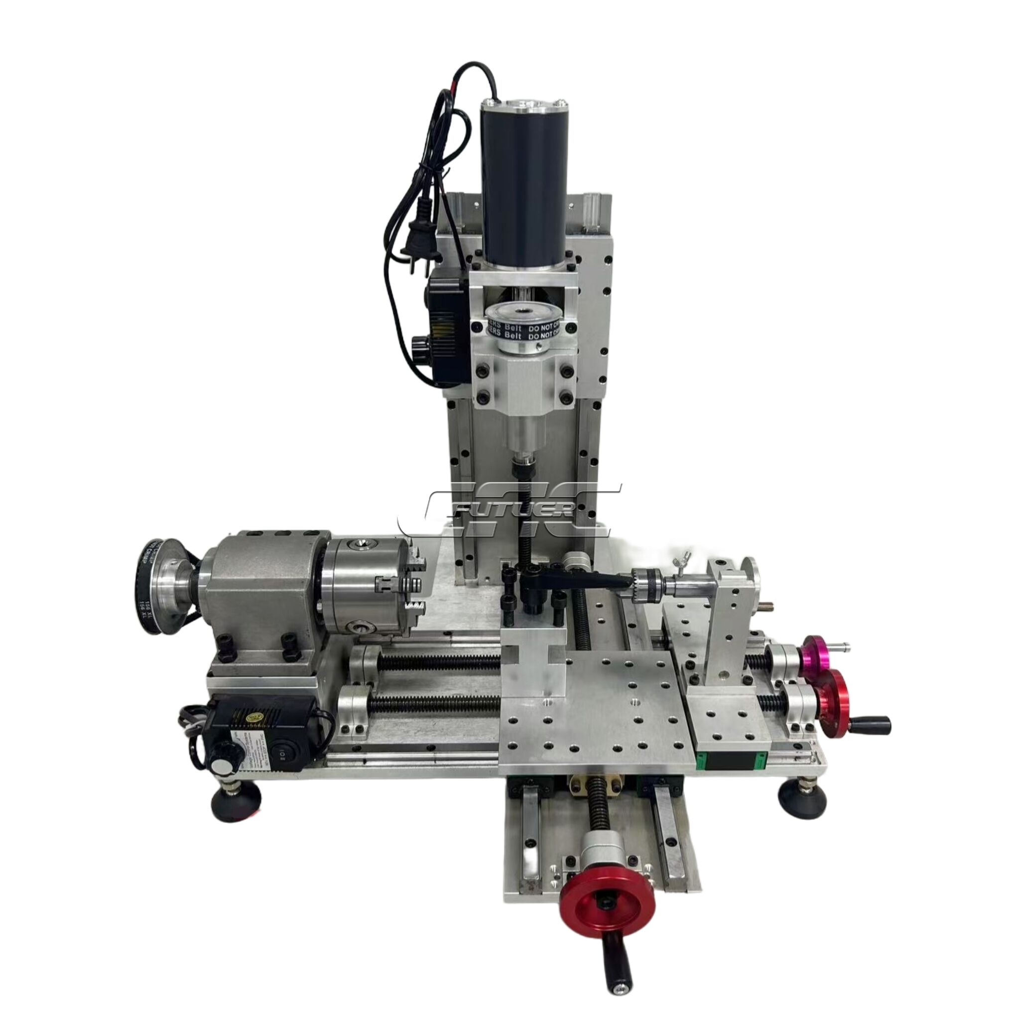 Kombinovaný stroj Mini soustruh-frézka-vrtačka - 3 v 1 obráběcí centrum