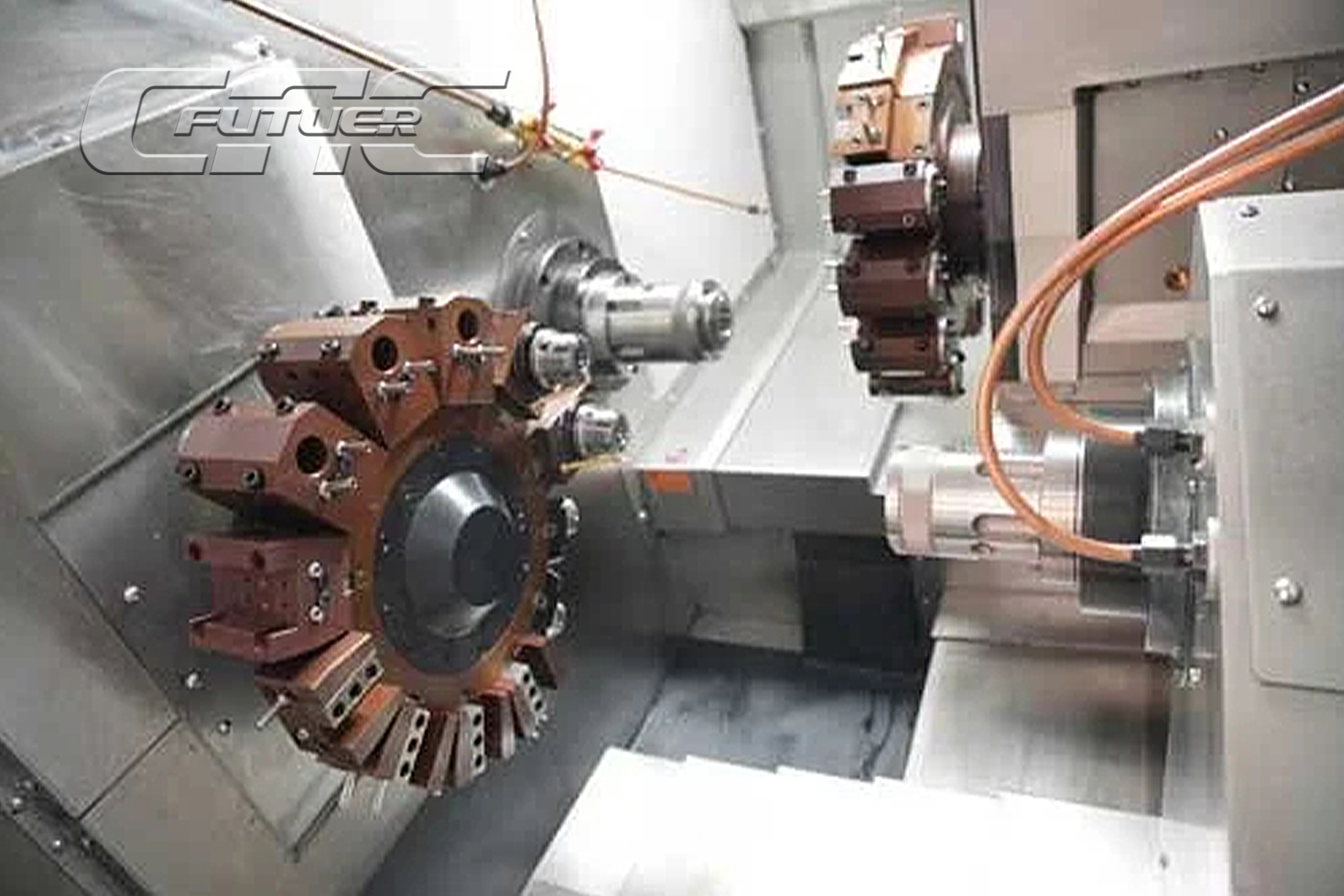 double spindles cnc lathe ds 4636dy-0