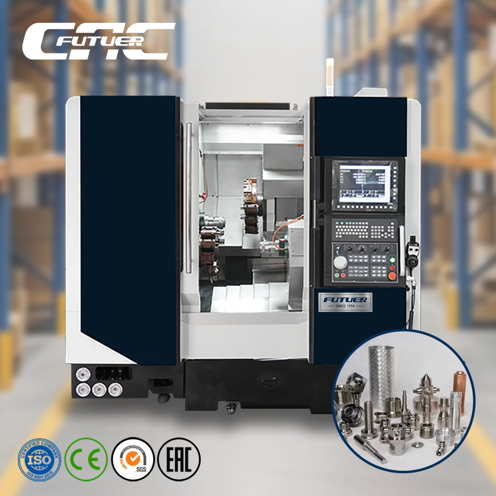 Double Spindles CNC Lathe DS-4636DY