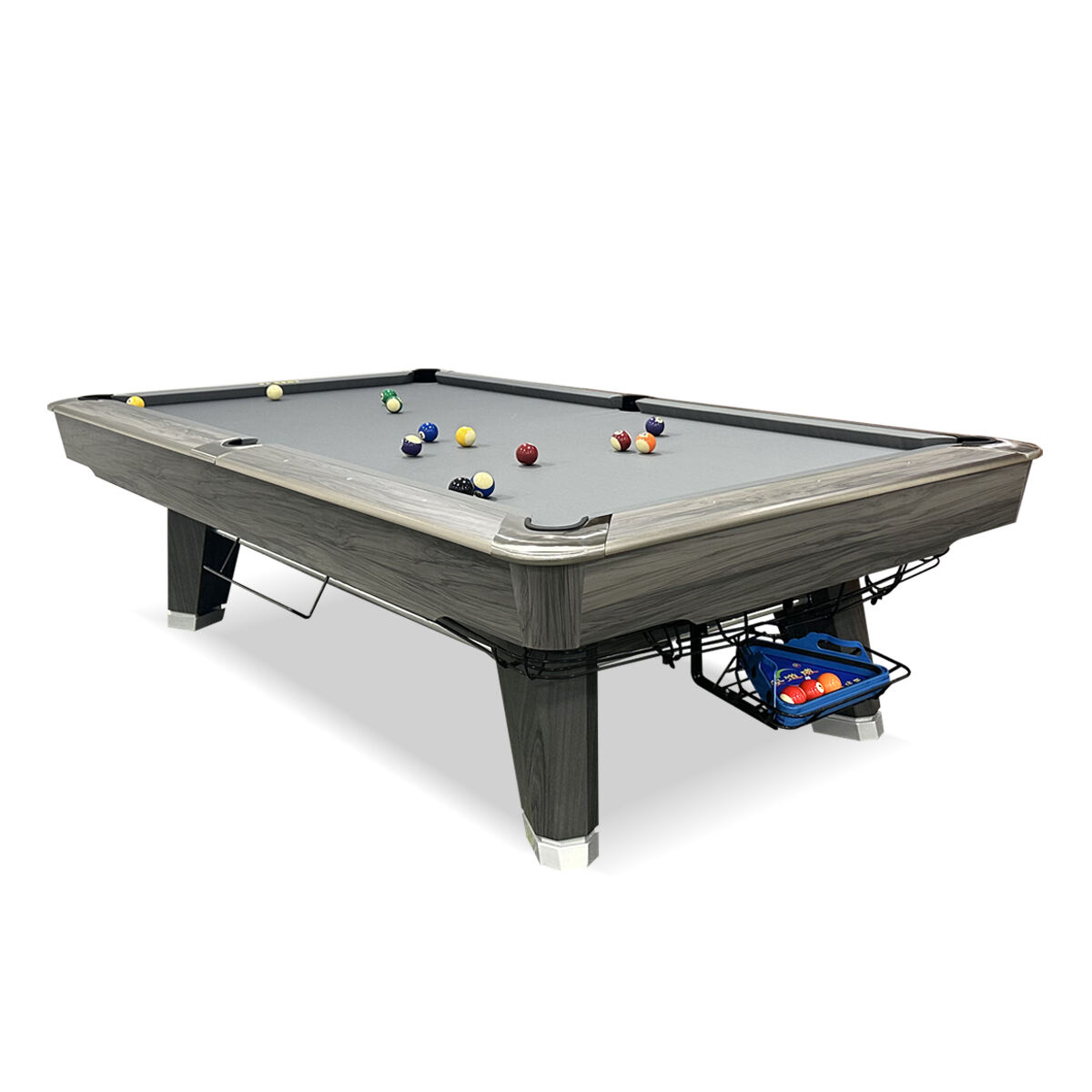 Customized Modern Solid Wood Indoor Luxury Pool 9 Feet Slate Home American Automatic Ball Return System Billiard Pool Tables