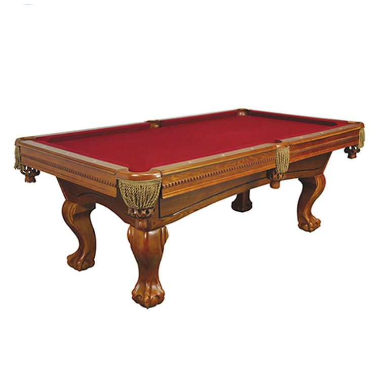 Solid Wood Material Commercial Pool Table With Quality Slate Billiard Table For Sale