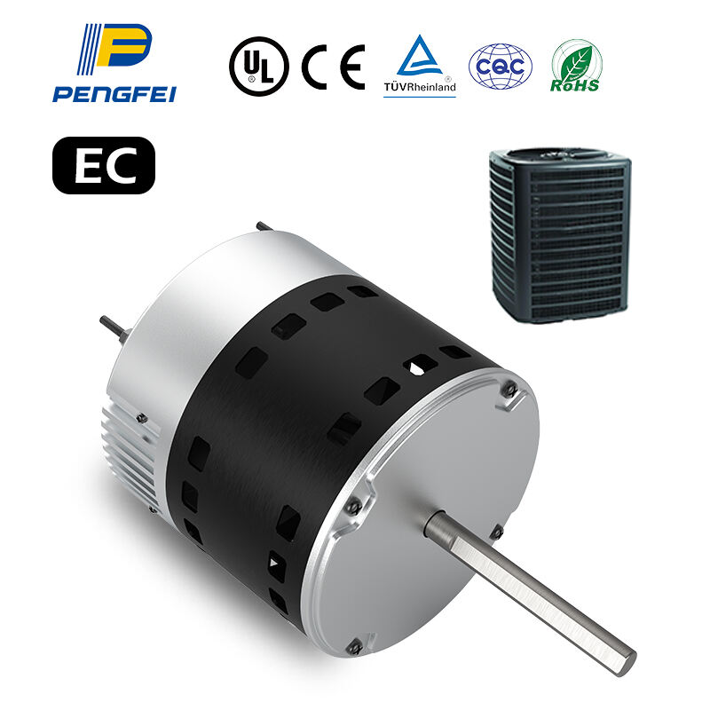 motor sin escobillas HVAC de velocidad variable y par constante, 1/5 HP 1075 RPM, ECM