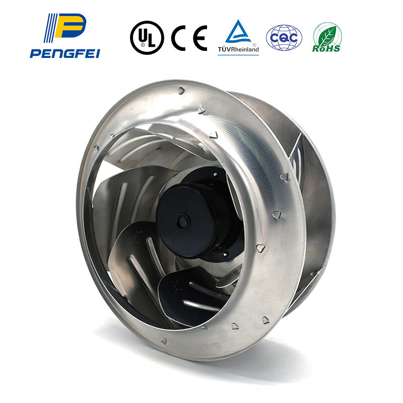 Ventilateur terminal de climatisation industriel EC 280 mm, ventilateur FFU, ventilateur centrifuge