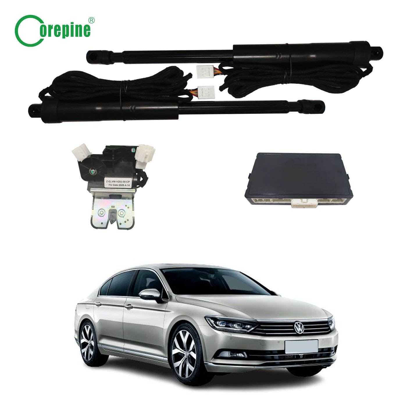 Corepine  Smart Power Automatic Car Electric Tailgate Lift System Kit Strut for 2017-2023 Volkswagen Magotan B8 Body Parts