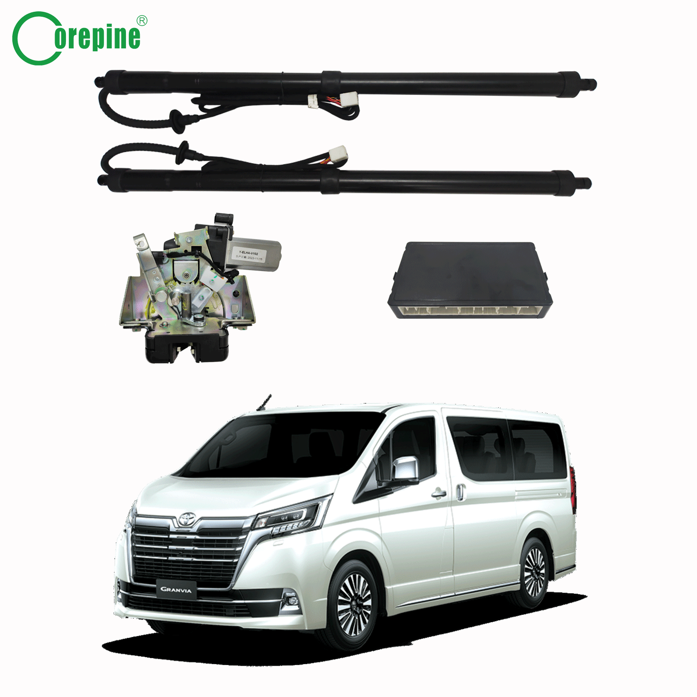Corepine New Condition Automatic Car Tailgate Lift System Kit Rear Position Fit for 2022 Toyota Granvia & Hilux Body Parts